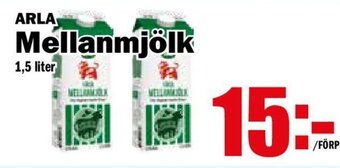 Matdax ARLA Mellanmjölk erbjuda