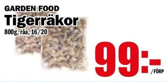 Matdax GARDEN FOOD Tigerräkor erbjuda