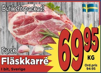 Supergrossen Färsk Fläskkarré erbjuda