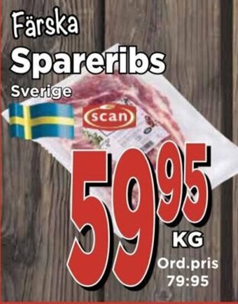 Supergrossen Färska Spareribs erbjuda