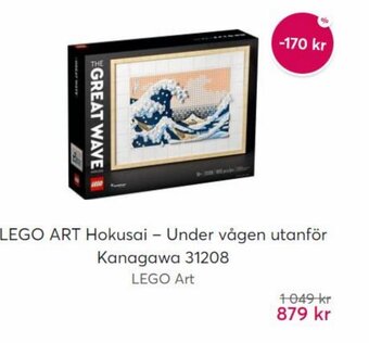 Webhallen LEGO ART Hokusai - Under vågen utanför Kanagawa 31208 erbjuda