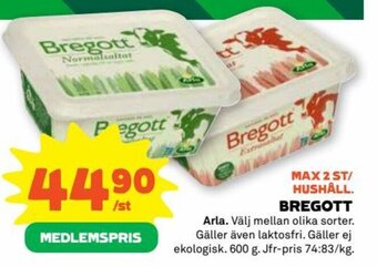 Stora Coop Bregott Arla erbjuda