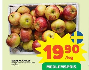 Stora Coop SVENSKA ÄPPLEN erbjuda