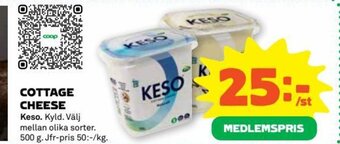 Stora Coop COTTAGE CHEESE Keso erbjuda