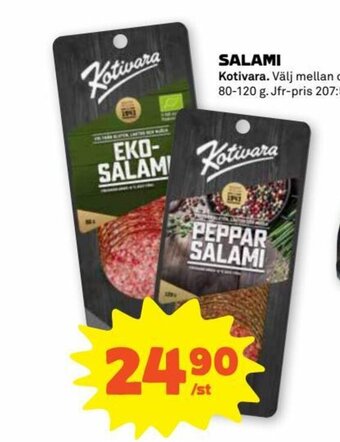 Stora Coop SALAMI Kotivara erbjuda