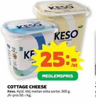Stora Coop COTTAGE CHEESE Keso erbjuda
