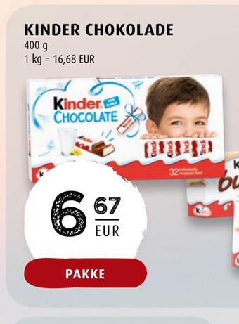 Scandinavian Park Kinder chokolade erbjuda