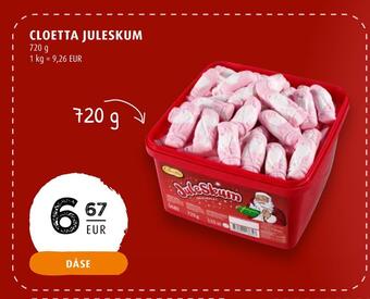 Scandinavian Park Cloetta juleskum erbjuda