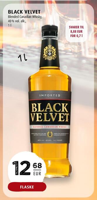 Scandinavian Park Black velvet erbjuda