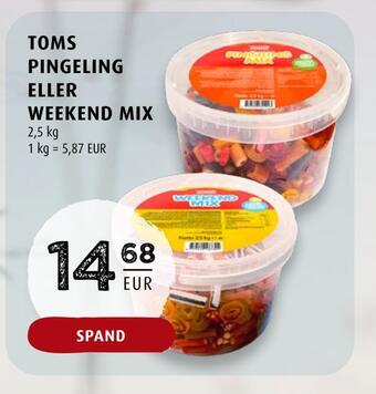 Scandinavian Park Toms pingeling eller weekend mix erbjuda