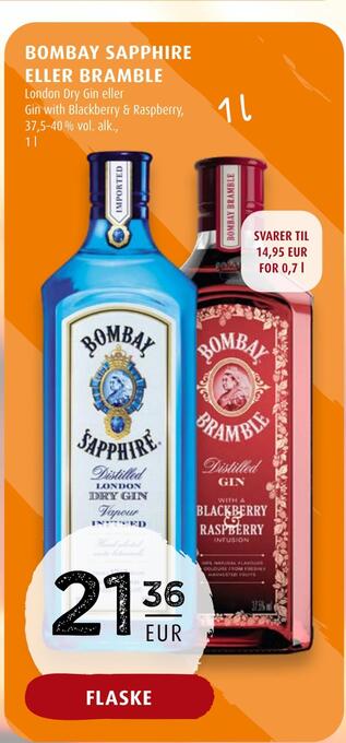 Scandinavian Park Bombay sapphire eller bramble erbjuda