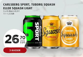 Scandinavian Park Carlsberg sport, tuborg squash eller squash light erbjuda