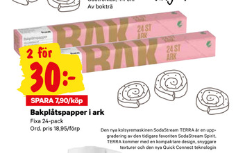 City Gross Bakplåtspapper i ark erbjuda