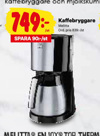 City Gross Kaffebryggare erbjuda