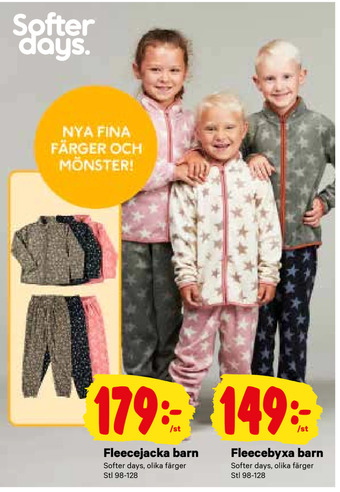 City Gross Fleecebyxa barn erbjuda