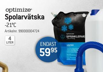 thansen Spolarvätska erbjuda