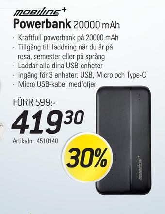 Powerbank 20000 mah