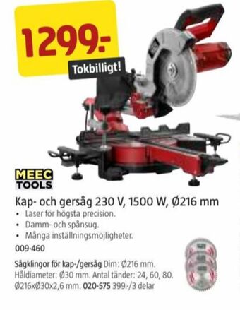 Jula Meec tools kap- & gersåg erbjuda
