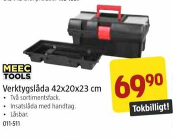 Jula Meec tools verktygslåda erbjuda