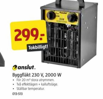 Jula Anslut byggfläkt erbjuda