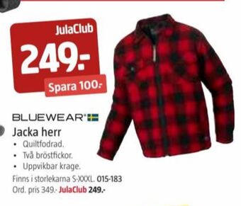 Jula Bluewear arbetsjackor erbjuda