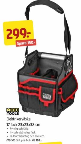 Jula Meec tools verktygsväska erbjuda