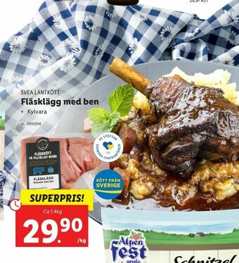 Lidl Fläsklägg med ben erbjuda
