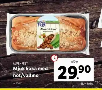 Mjuk kaka med nöt/vallmo