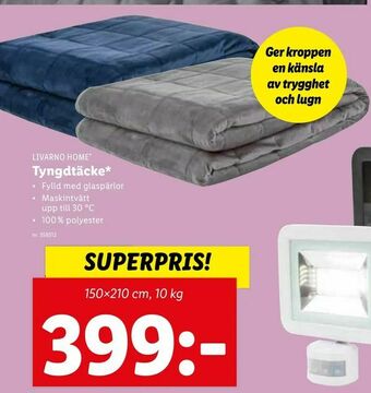Lidl Tyngdtäcke erbjuda