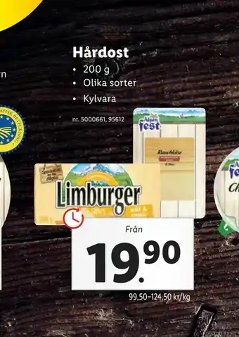 Lidl Hårdost erbjuda