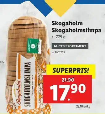 Skogaholm Skogaholmslimpa