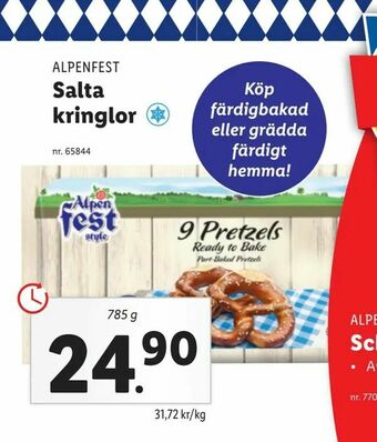 Lidl Salta kringlor erbjuda