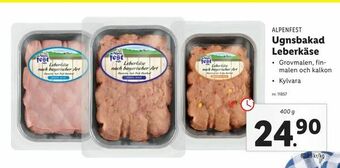 Lidl Ugnsbakad Leberkäse erbjuda