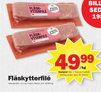Pekås Fläskytterfilé erbjuda