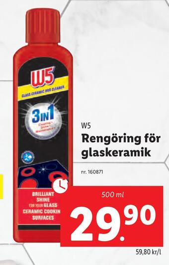 Lidl Rengöring för glaskeramik erbjuda