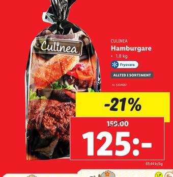 Lidl Hamburgare erbjuda