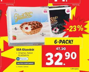 Lidl Sia glassbåt erbjuda