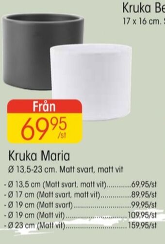 EKO Blomin krukor erbjuda