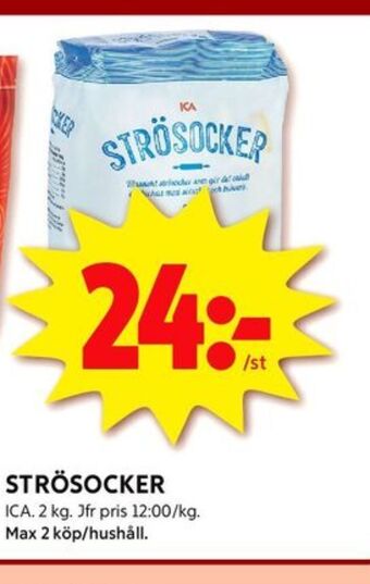 ICA Kvantum Ica strösocker erbjuda