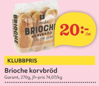 Hemköp Brioche korvbröd erbjuda
