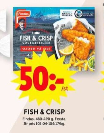 ICA Maxi Fish & crisp fiskpinnar erbjuda