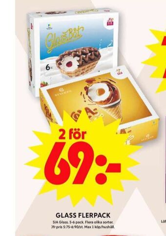 ICA Maxi Sia glassbåtar erbjuda