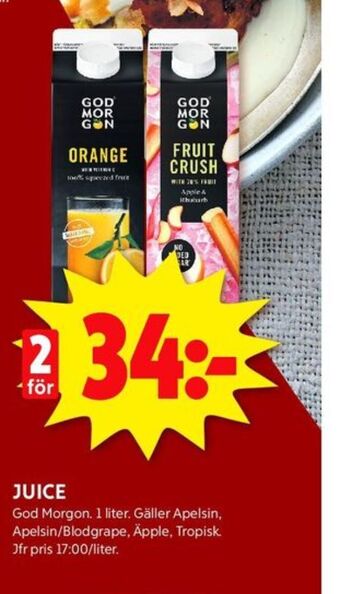 ICA Kvantum God morgon juice erbjuda