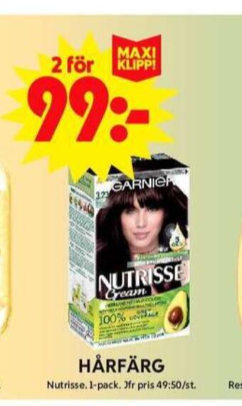 ICA Maxi Nutrisse hårfärg erbjuda