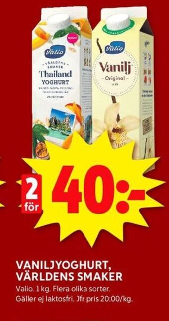 ICA Kvantum Valio yoghurt erbjuda