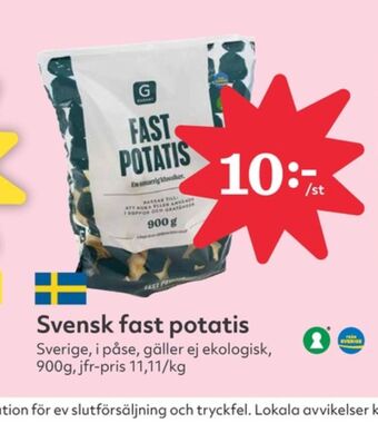 Hemköp Garant potatis erbjuda