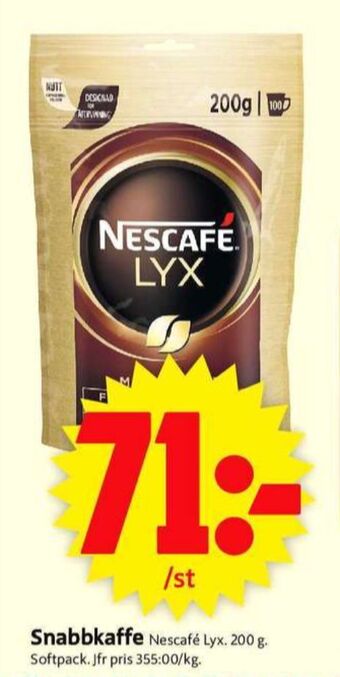 ICA Supermarket Nescafé lyx instant kaffe erbjuda