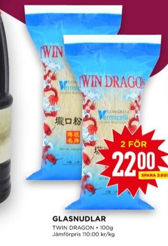 Willys Twin dragon nudlar erbjuda