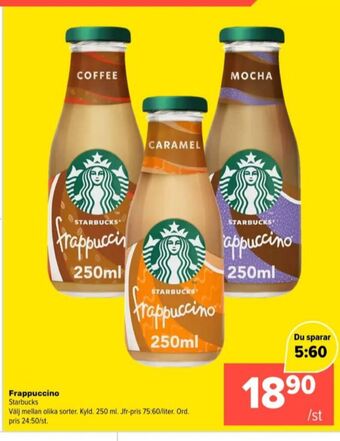 Coop Extra Starbucks iskaffe erbjuda