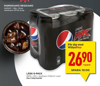 Willys Hemma Pepsi läskedryck erbjuda